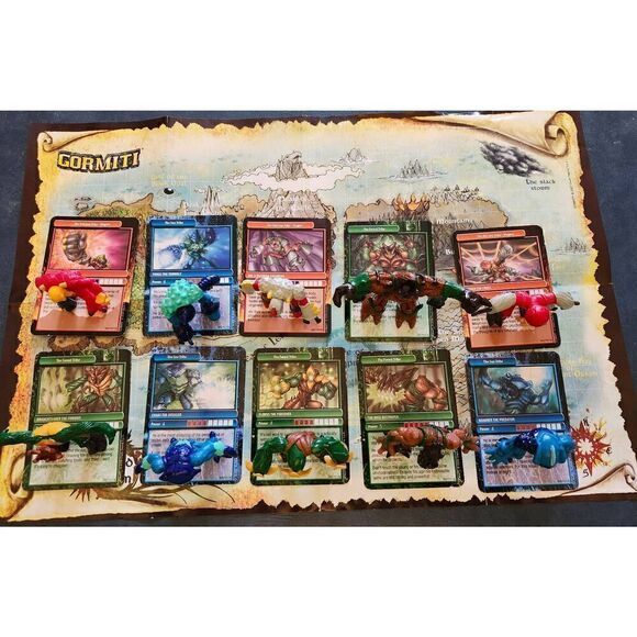 Gormiti Lot of 10 Figures With The Cards 2008 Set - Picture 2 of 5
